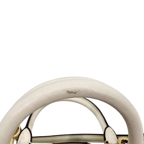 Coach Mini Sierra Satchel In Signature Canvas Gold Light Khaki Chalk - Picture 2 of 5